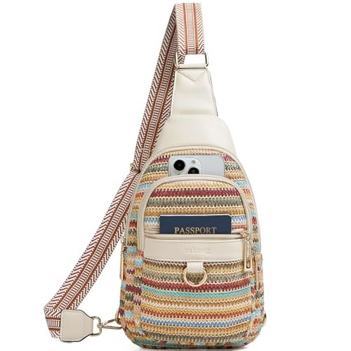 CALIA Women's Journey Woven Sling Bag