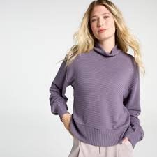 CALIA Women's Cozy Collection Mock Neck Top